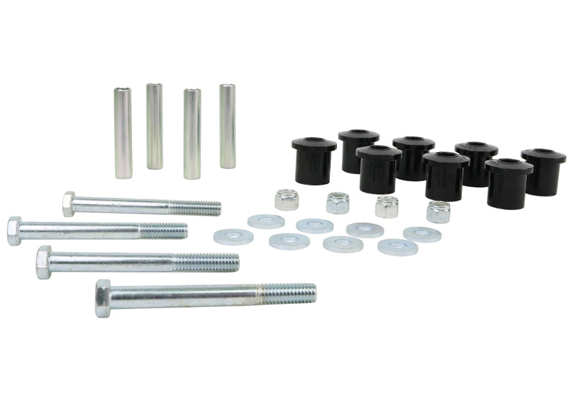 Nolathane - Front Greaseable Shackle Bushings & Hardware Kit